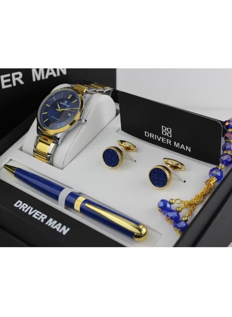 A men's watch set consisting of four pieces